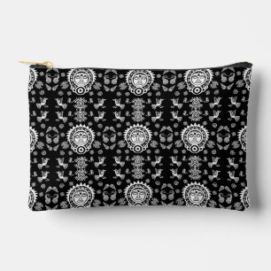 Pochette À Accessoires Décoration de maison d'art aztèque mexicain