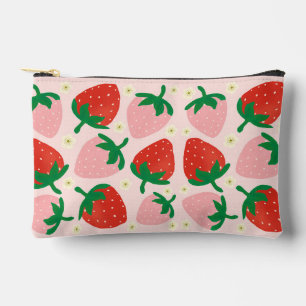 Pochette À Accessoires Délices Sucrés de Baies Rose Tendre