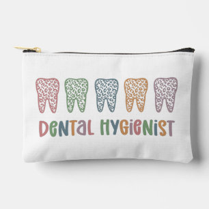 Pochette À Accessoires Dentaire personnalisé Hygiéniste dents Empreintes 