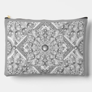 Pochette À Accessoires Dentelle en céramique Gris
