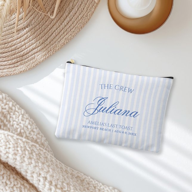 Pochette À Accessoires Dernier toast sur la côte | L'Équipage (Créateur téléchargé)