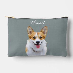 Pochette À Accessoires Dessin personnalisé Welsh Corgi Dog