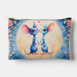Pochette À Accessoires Deux cœurs, un amour – Souris de mariage.