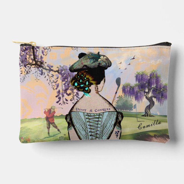 Pochette À Accessoires Divot & Conquer Golfeuse  (Recto)