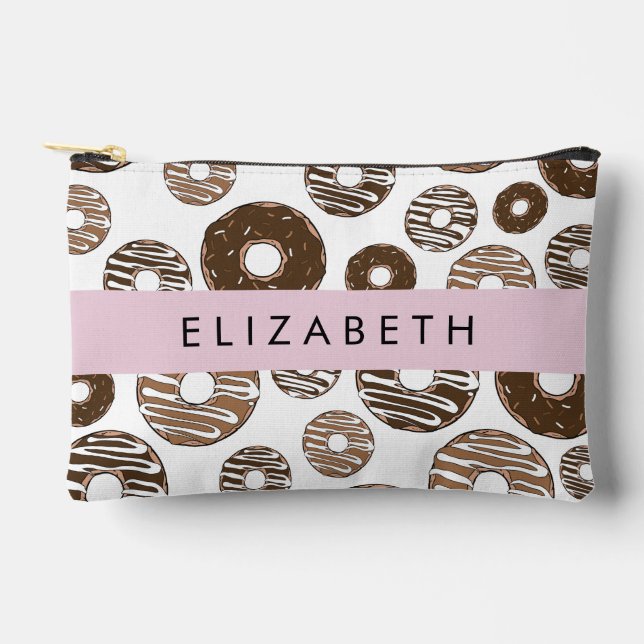 Pochette À Accessoires Donuts Au Chocolat, Donuts Au Caramel, Glace, Votr (Recto)