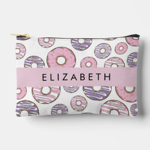 Pochette À Accessoires Donuts Roses, Donuts Violets, Saupoudrages, Votre 