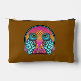 Pochette À Accessoires Doodle Bird to Digital Bird Accessory Pouch