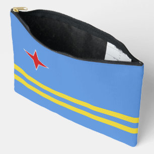 Pochette À Accessoires Drapeau d'Aruba
