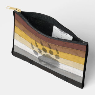 Pochette À Accessoires Drapeau de la fierté de l'ours de SlipperyJoe's te