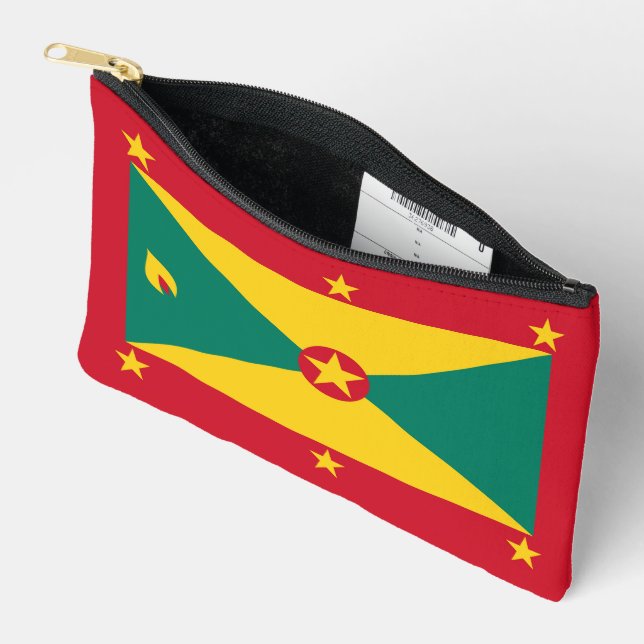 Pochette À Accessoires Drapeau de la Grenade (Ouvrir)