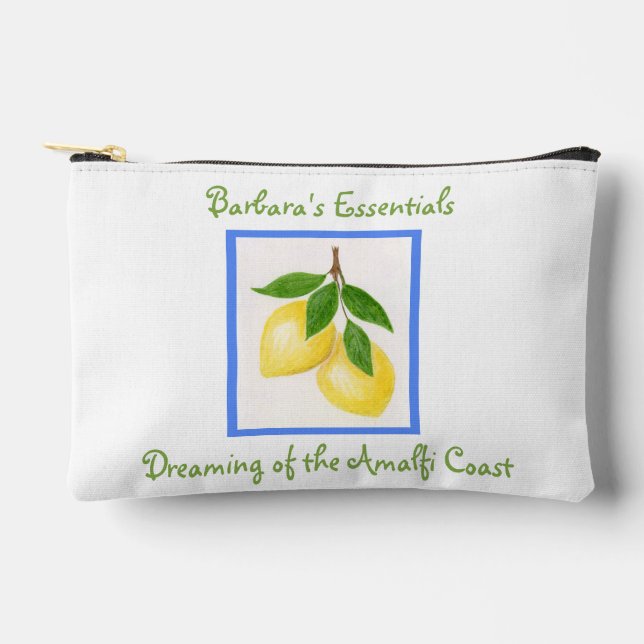 Pochette À Accessoires Dreaming of the Amalfi Coast Ziphed (Recto)