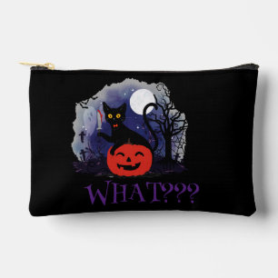 Pochette À Accessoires Drôle Halloween Bewitched Chat noir Quoi?