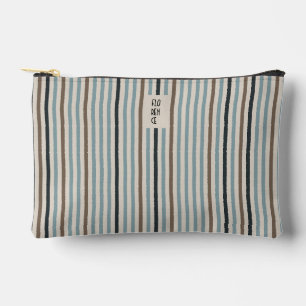 Pochette À Accessoires Echo Trails Stripes Accessoire Pouch - Bleu/Nature