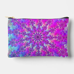 Pochette À Accessoires Éclatement Super fractal psychédélique coloré