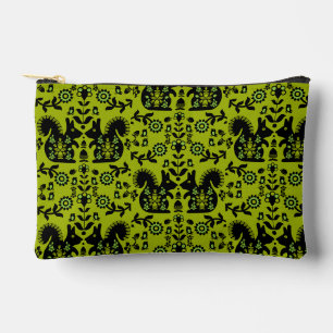Pochette À Accessoires Écureuil Nordic Scandinave Folk Art