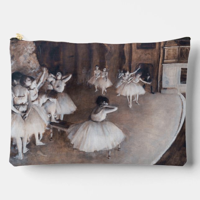 Pochette À Accessoires Edgar Degas - Répétition de ballet sur scène (Recto)