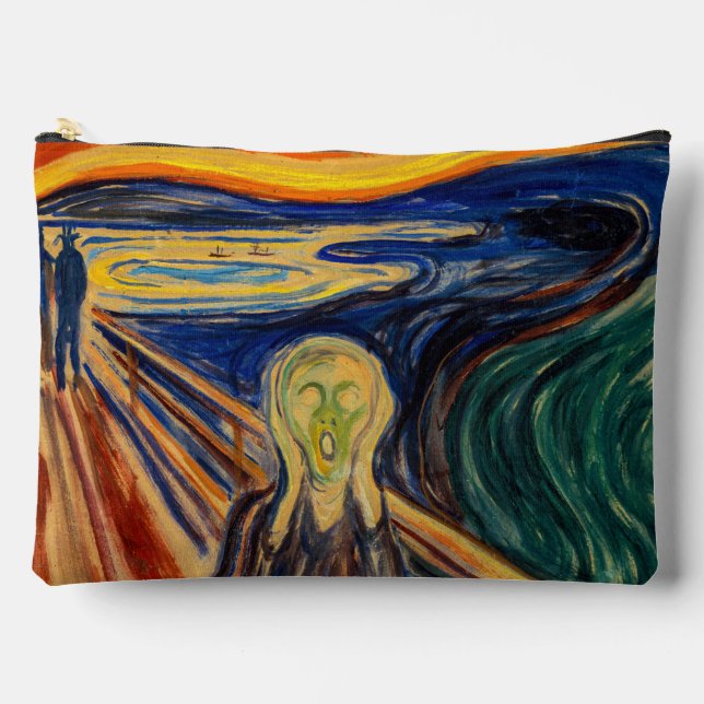 Pochette À Accessoires Edvard Munch - Le cri 1910 (Recto)