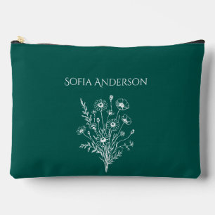 Pochette À Accessoires Élégance fleur sauvage