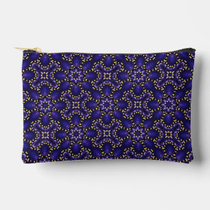 Pochette À Accessoires Elégant bleu violet Abstrait Motif d'art point
