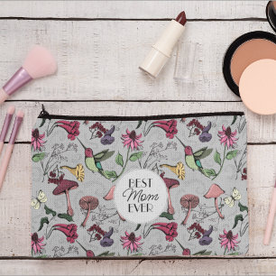 Pochette À Accessoires Elégant gris clair Meilleure maman Jamais Photo Co