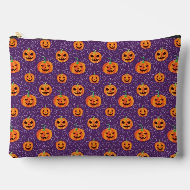 Pochette À Accessoires Élégant Jack O'Lanterns (Recto)
