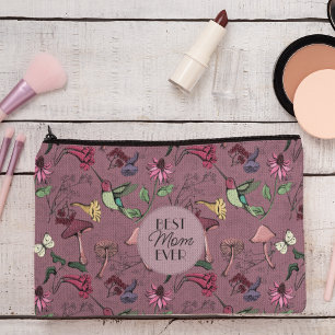 Pochette À Accessoires Elégant Plum Meilleure Maman Jamais Photo Colibri