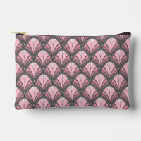 Elégant rose gris Art déco Motif Vintage