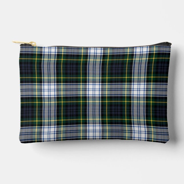 Pochette À Accessoires Élégant Tartan Plaid Gordon Rustique (Recto)