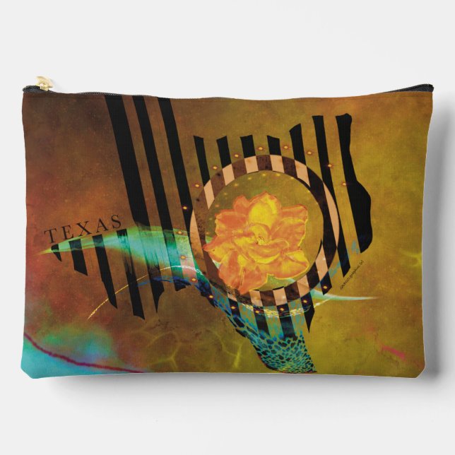 Pochette À Accessoires Elegant Yellow Rose of Texas Carry Bag_L (Recto)