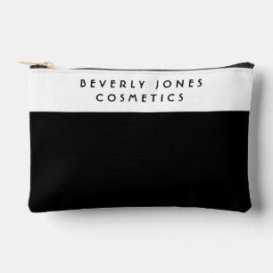 Pochette À Accessoires Élégante poche d'accessoires blanc et noir