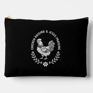 Pochette À Accessoires Élevage de poulet et collecte de Jésus