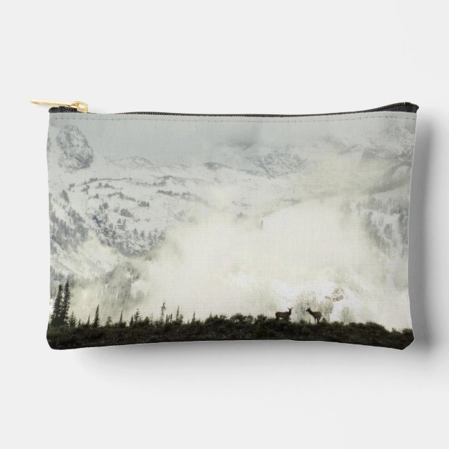 Pochette À Accessoires Elk at Grand Teton National Park Photographie (Recto)