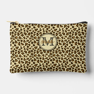 Pochette À Accessoires Empreinte de léopard Monogramme