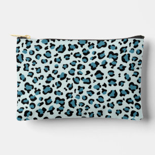 Pochette À Accessoires Empreinte de léopard, Spots de léopard, Leopard bl