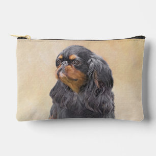 Pochette À Accessoires English Toy Spaniel Peinture King Charles Dog Art