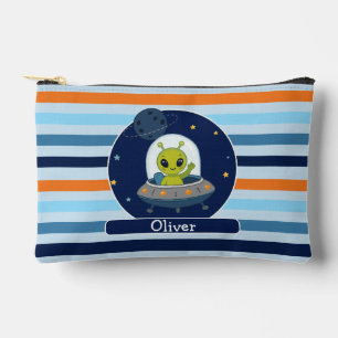 Pochette À Accessoires Étui à crayons Alien Ufo personnalisé pour enfants