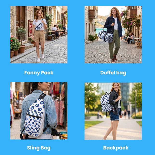 Pochette À Accessoires Evil Eye Protection Turkish Geometric  Pattern (Evil Eye Protection Turkish Geometric Pattern bags)