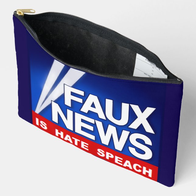 Pochette À Accessoires Faux News (Ouvrir)