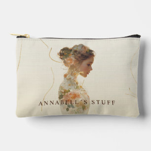Pochette À Accessoires Femme romantique Nature Silhouette personnalisée