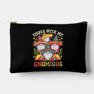 Pochette À Accessoires Fête avec mes Gnomigos Gnome Cinco De Mayo
