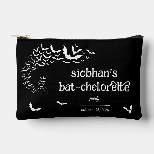 Pochette À Accessoires Fête de Bachelorette sur le thème d'Halloween (Recto)