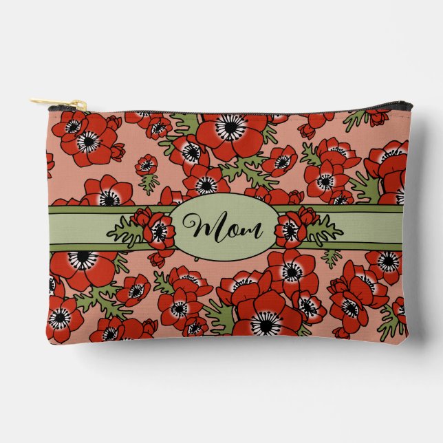 Pochette À Accessoires Fête des mères personnalisées (Recto)