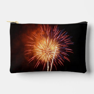 Pochette À Accessoires Feux d'artifice Rouges, Blancs et Bleus I Patrioti