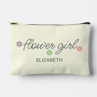 Pochette À Accessoires Fille aux fleurs