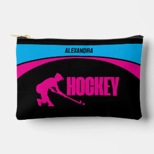 Pochette À Accessoires Filles de hockey fête d'anniversaire, cadeaux de j