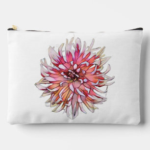 POCHETTE À ACCESSOIRES FLEUR DE DAHLIA