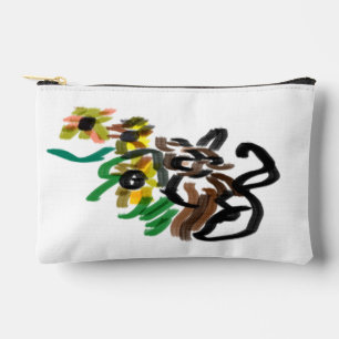 Pochette À Accessoires Fleur de soleil de chat