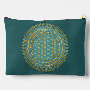 Pochette À Accessoires Fleur de Vie - Mandala Autochtone 1