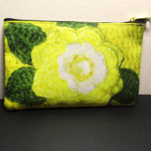 Fleur Jaune Vert Feuilles Artiste Crochet Imprimer