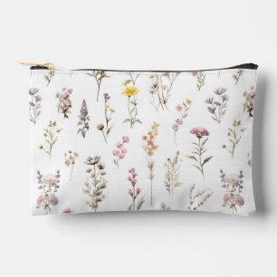 Pochette À Accessoires Fleurs colorées, Fleurs sauvages, Fleurs de Jardin